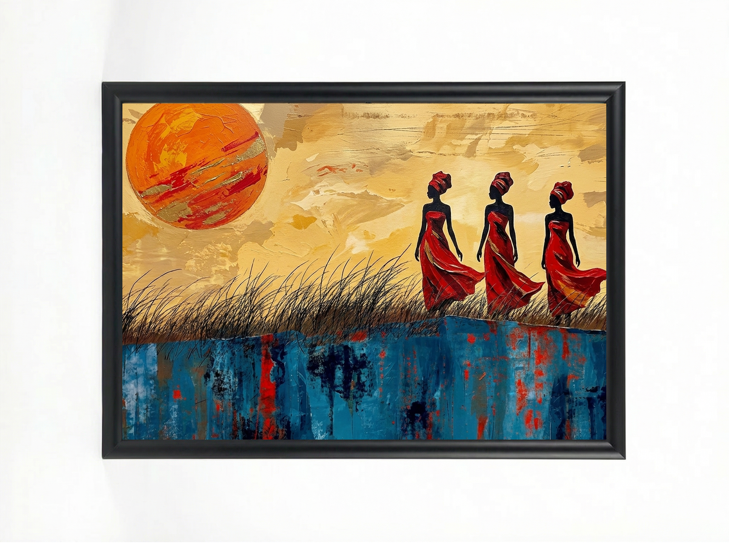 Hilltop – Three Queens at Sunset Art Print