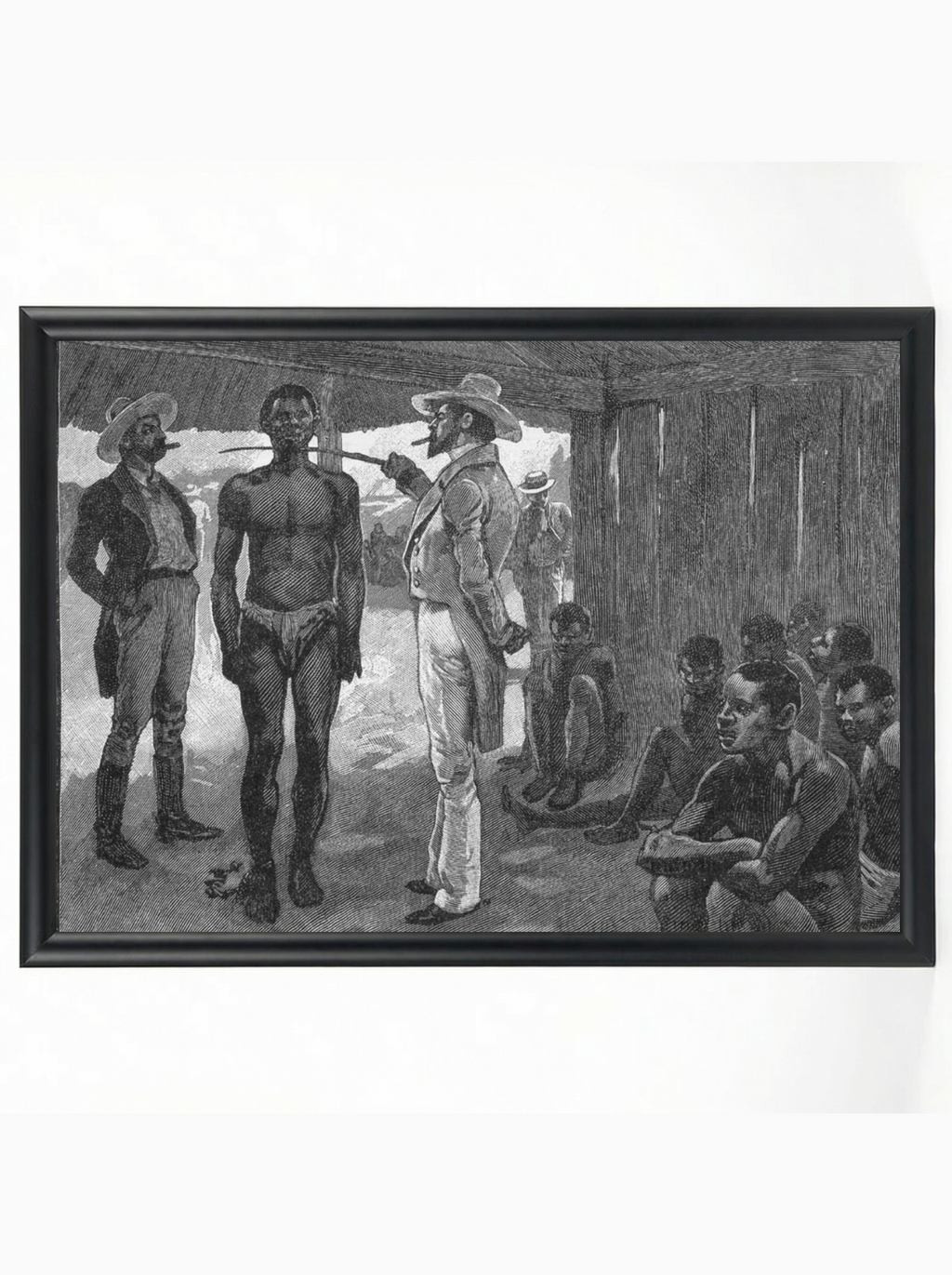 Slave Inspection: Buyer Examining Enslaved People