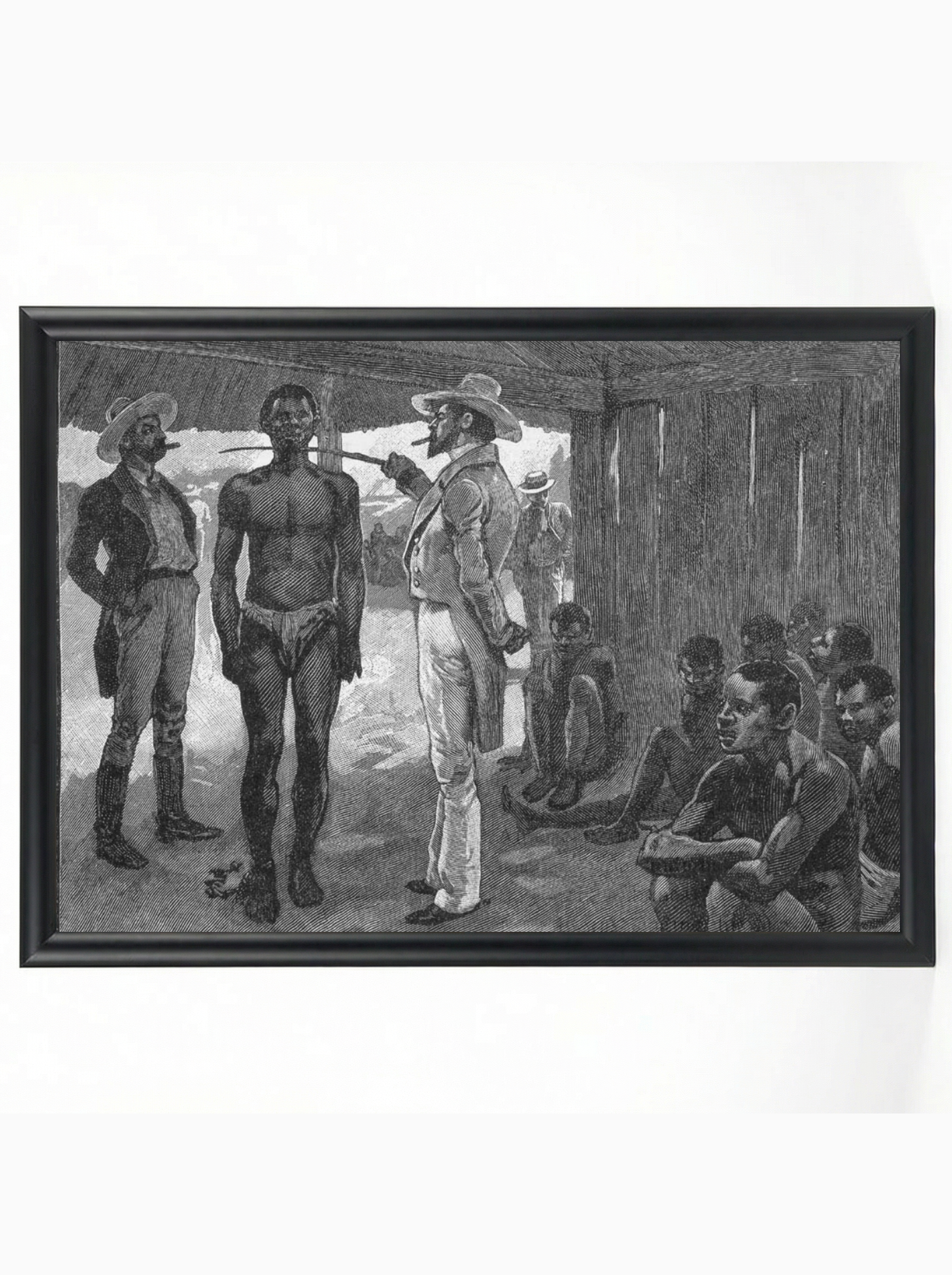 Slave Inspection: Buyer Examining Enslaved People