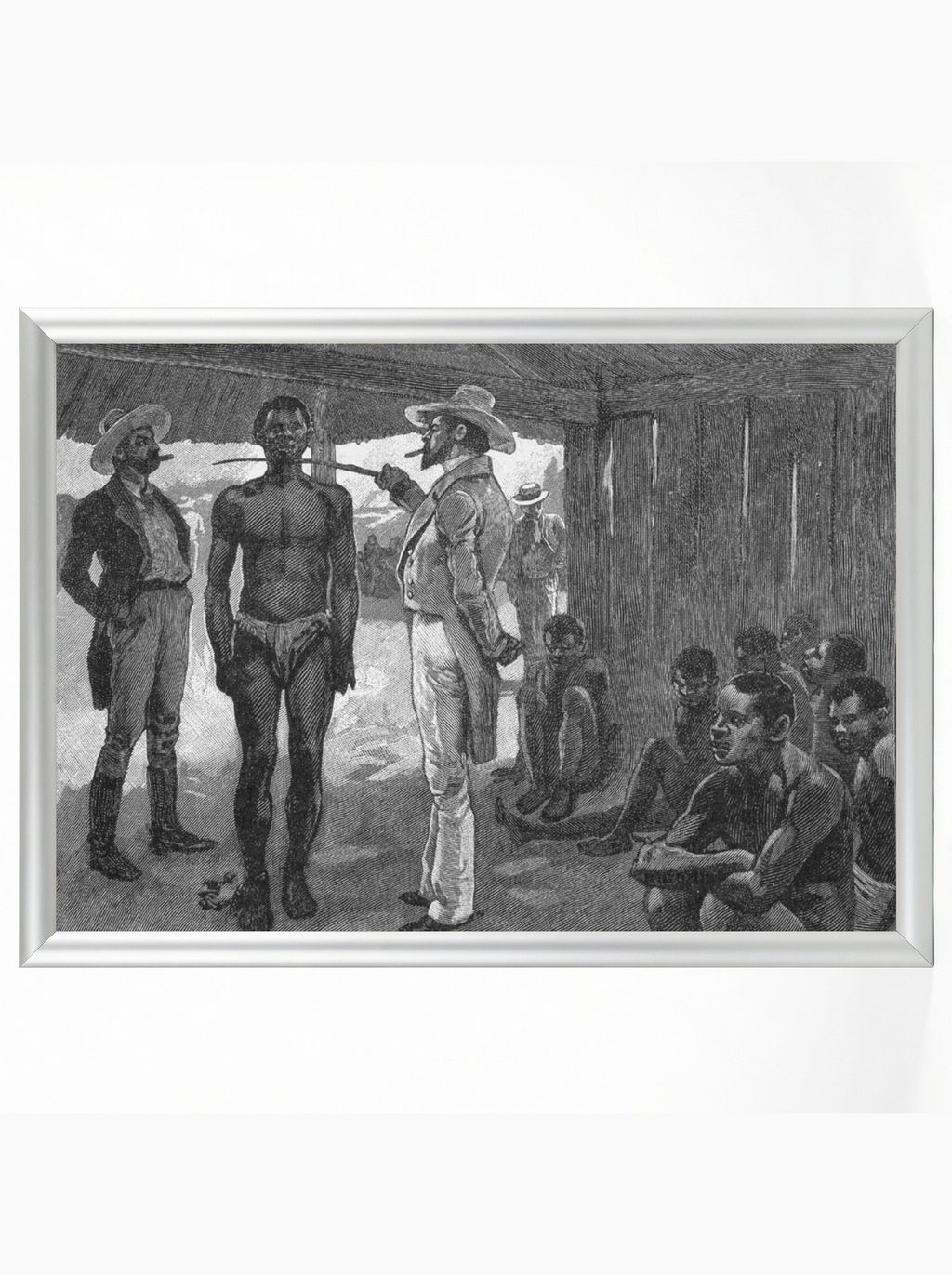 Slave Inspection: Buyer Examining Enslaved People