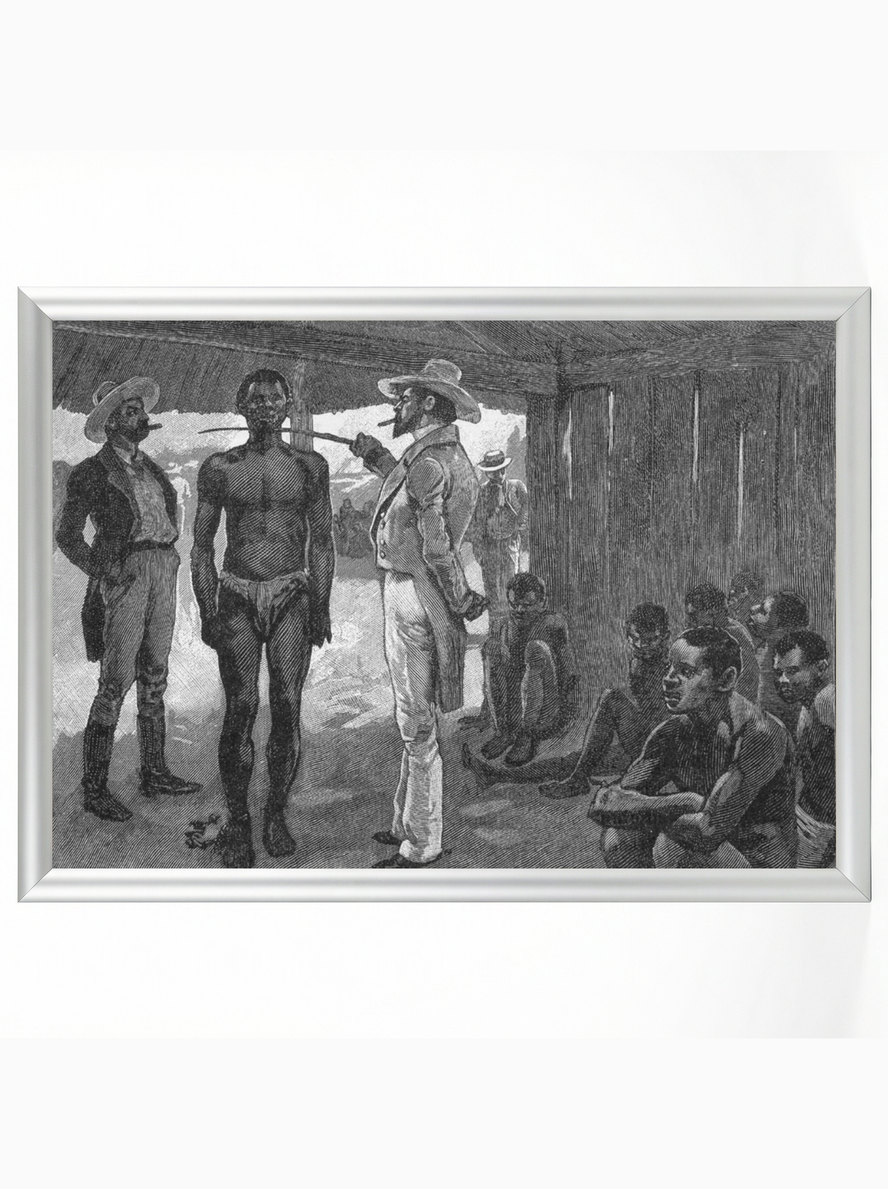 Slave Inspection: Buyer Examining Enslaved People