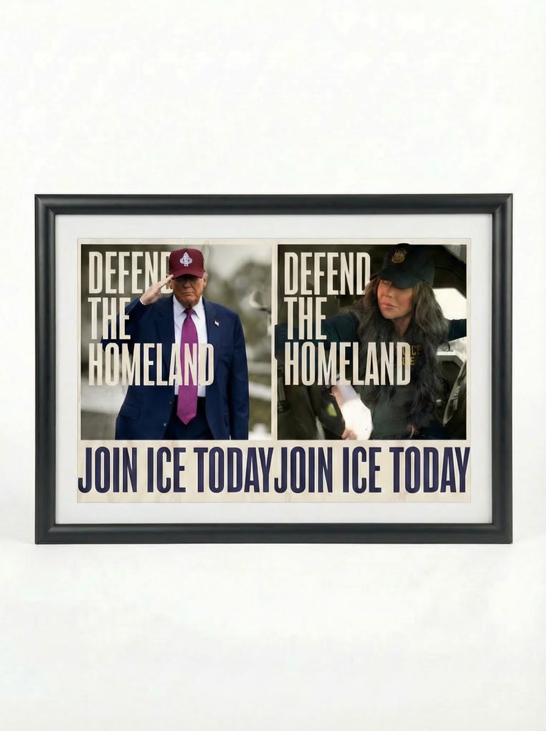 Join ICE: Defend the Homeland - Trump & Noem