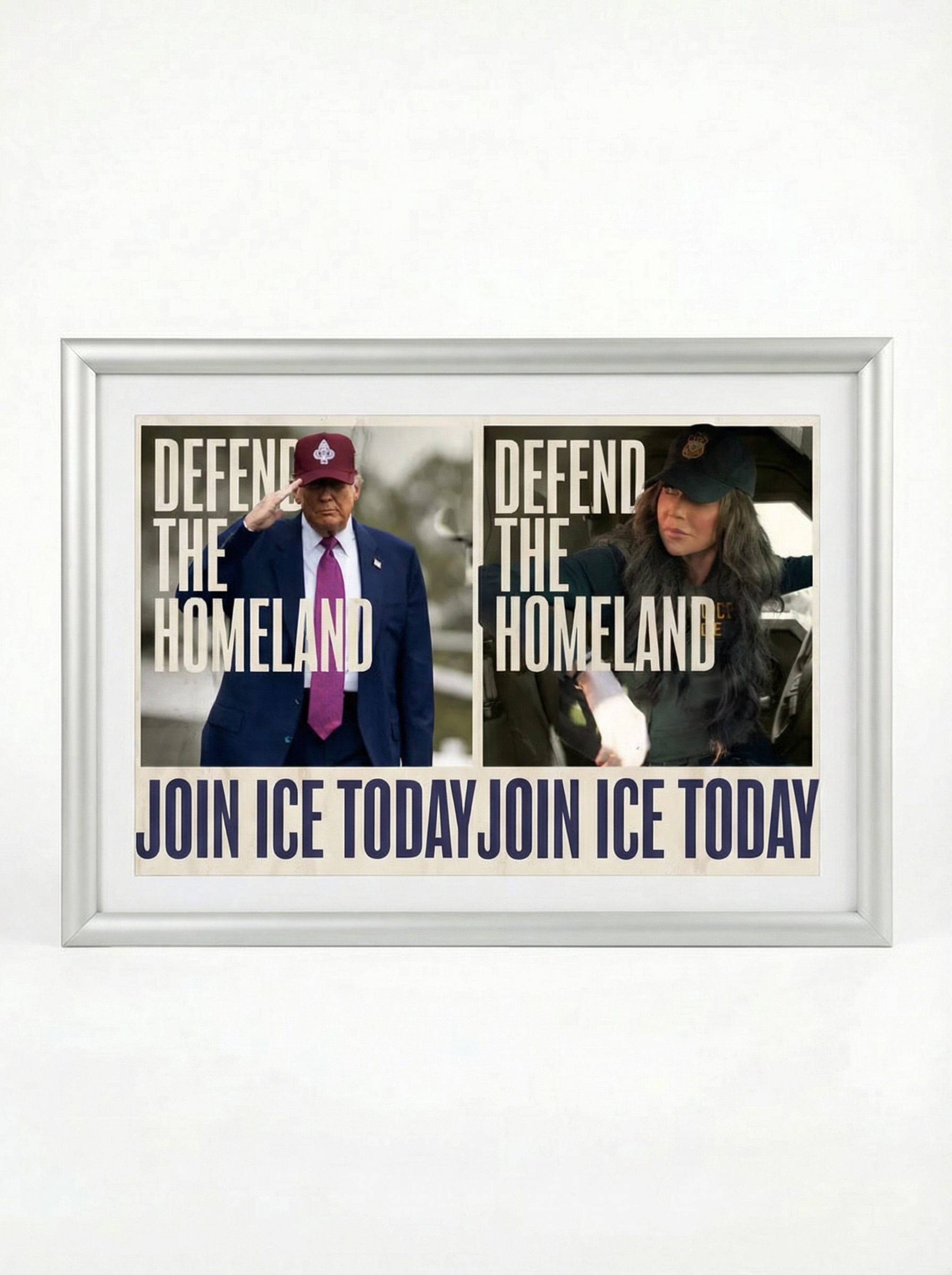 Join ICE: Defend the Homeland - Trump & Noem