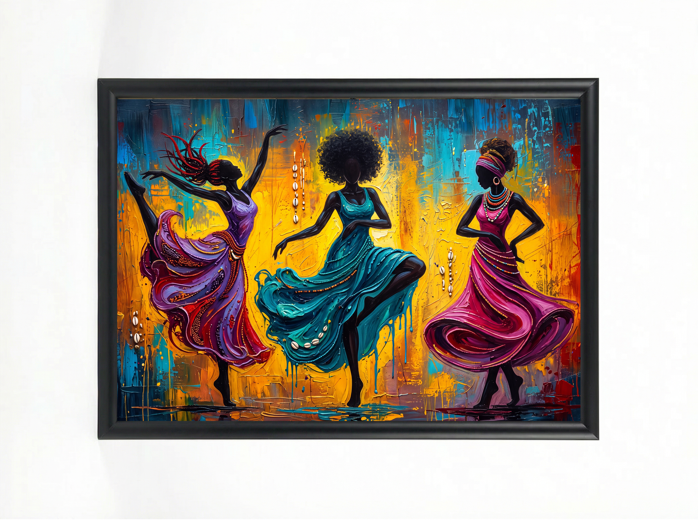 Joy Dance – African Women Dancing Art Print