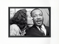 The Kiss — MLK & Coretta Scott King Black & White Historical Portrait Poster