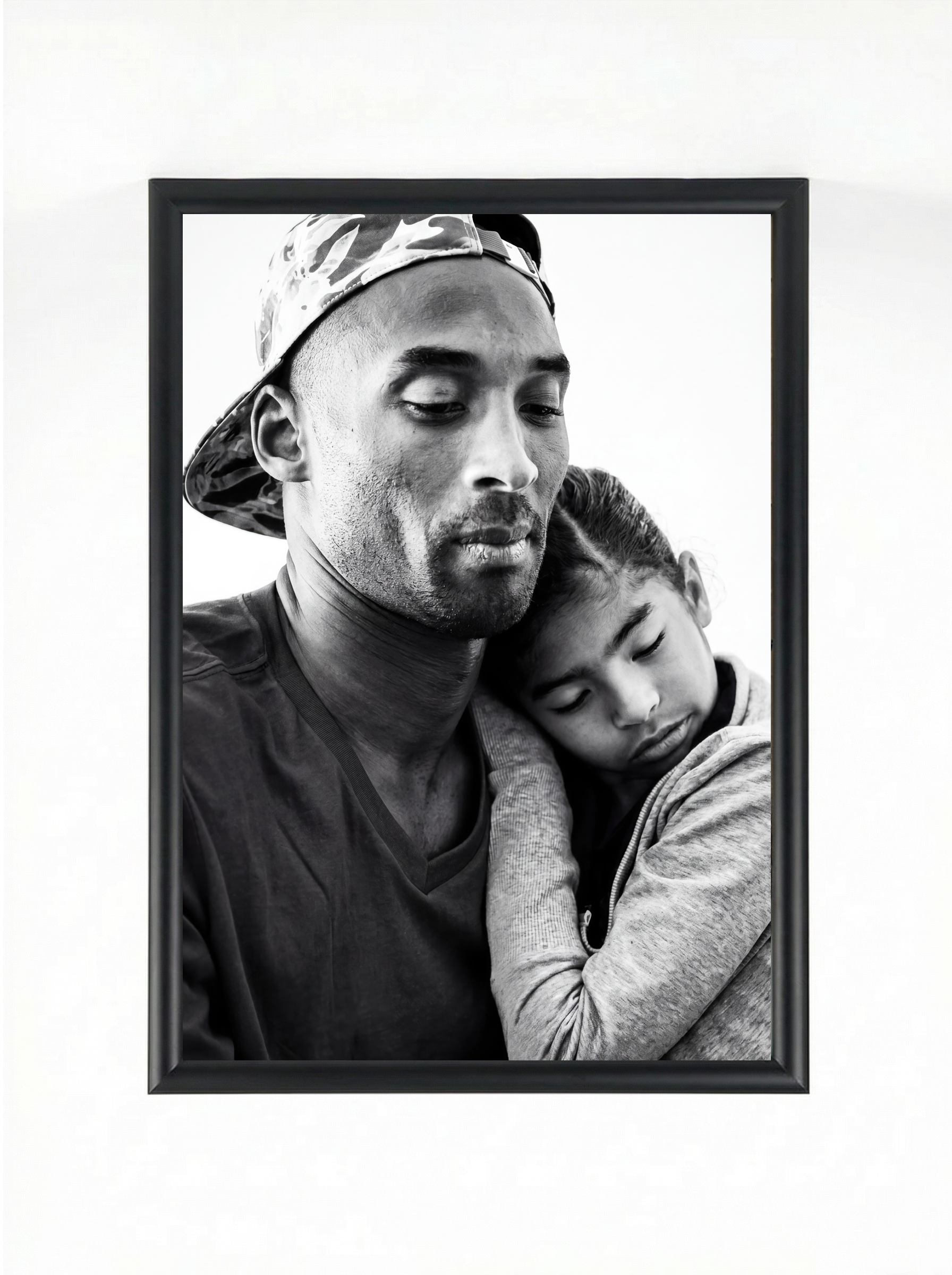 Kobe & Gigi — A Father's Love Art Print | Framed Poster