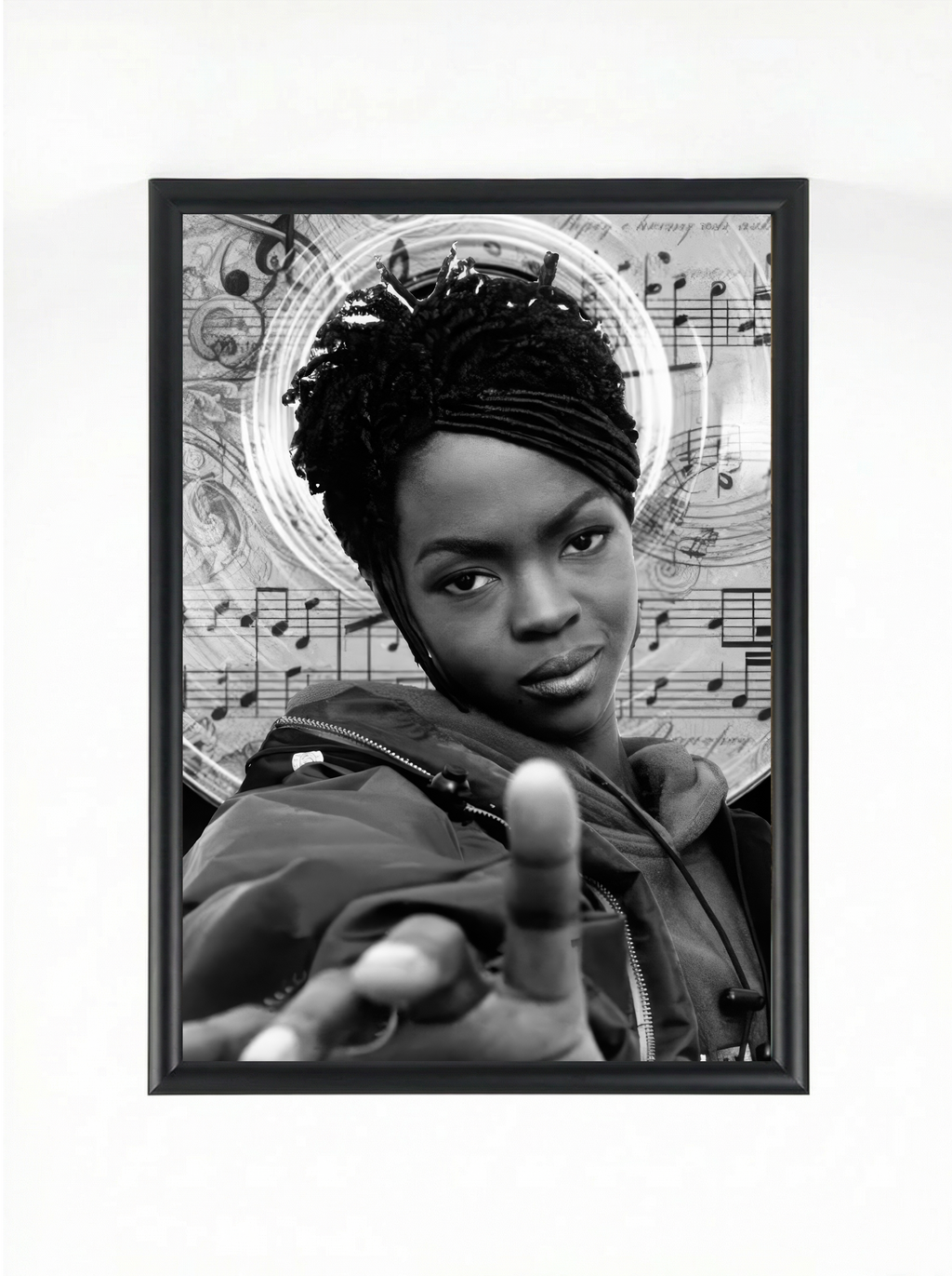 Ms. Lauryn Hill — Saint of Soul Art Print | Silver Framed Poster