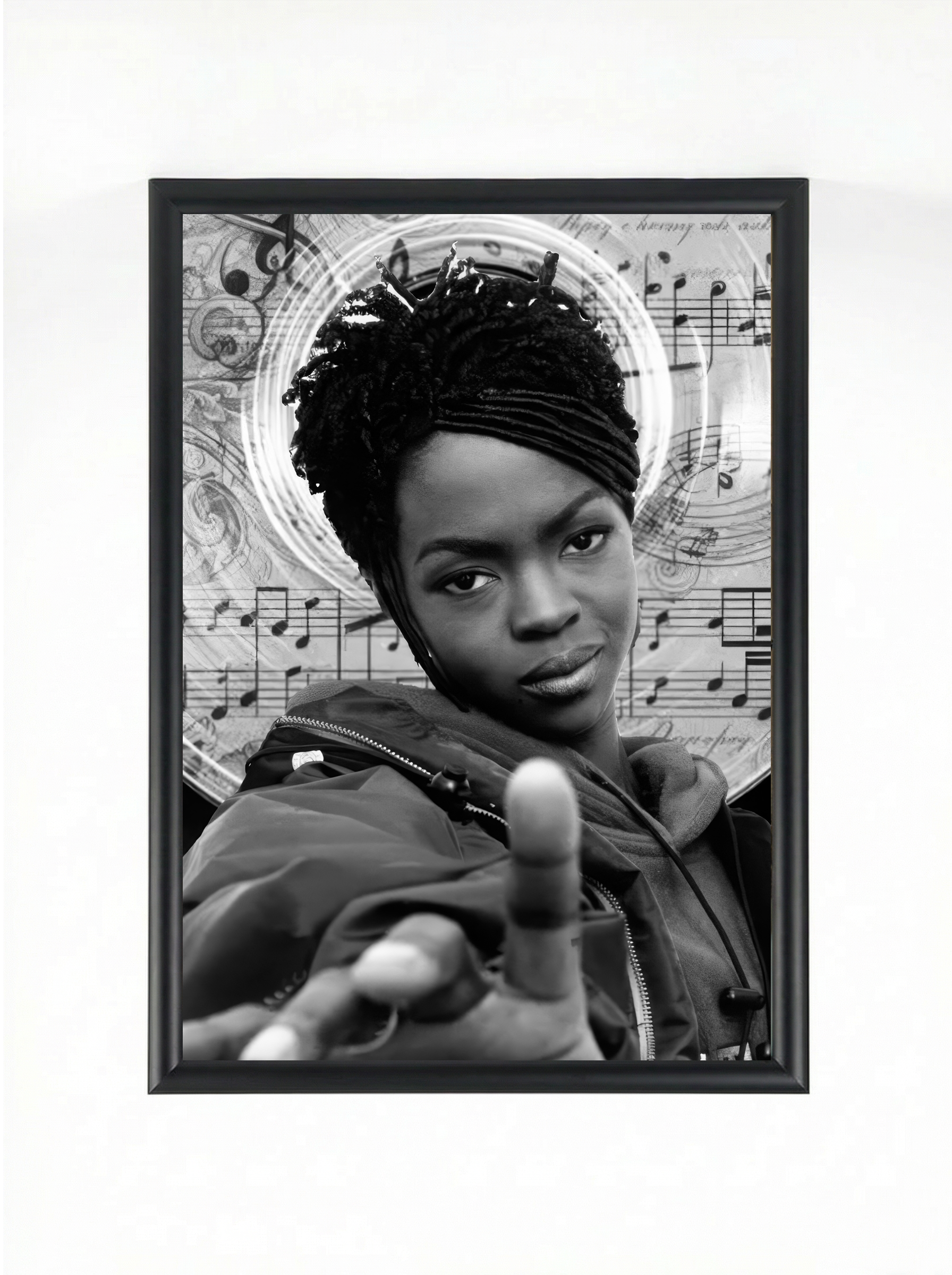 Ms. Lauryn Hill — Saint of Soul Art Print | Silver Framed Poster