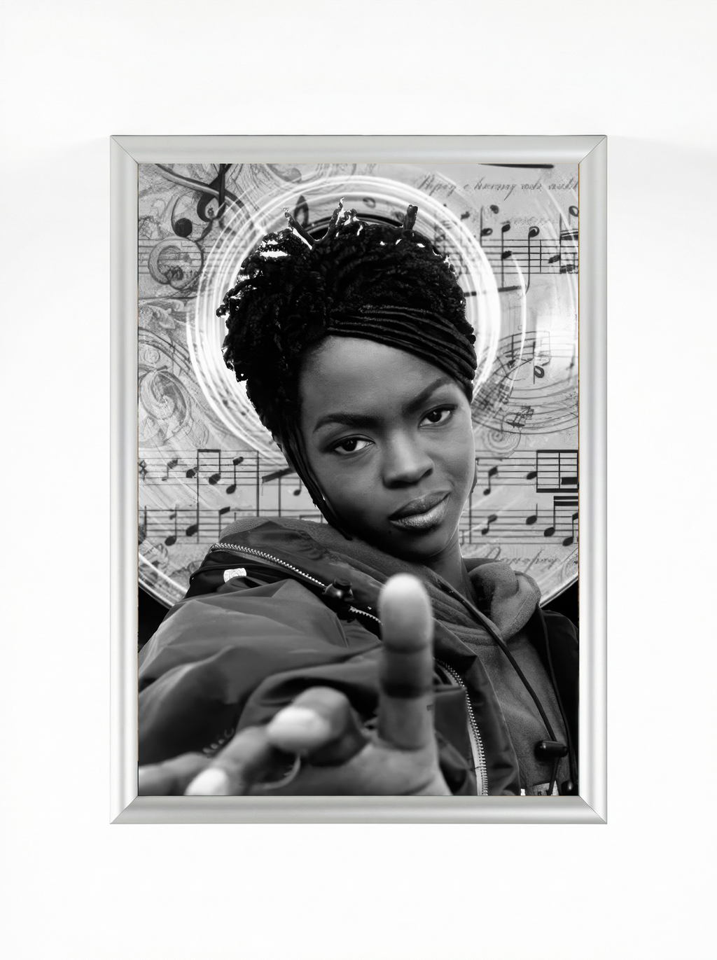 Ms. Lauryn Hill — Saint of Soul Art Print | Silver Framed Poster