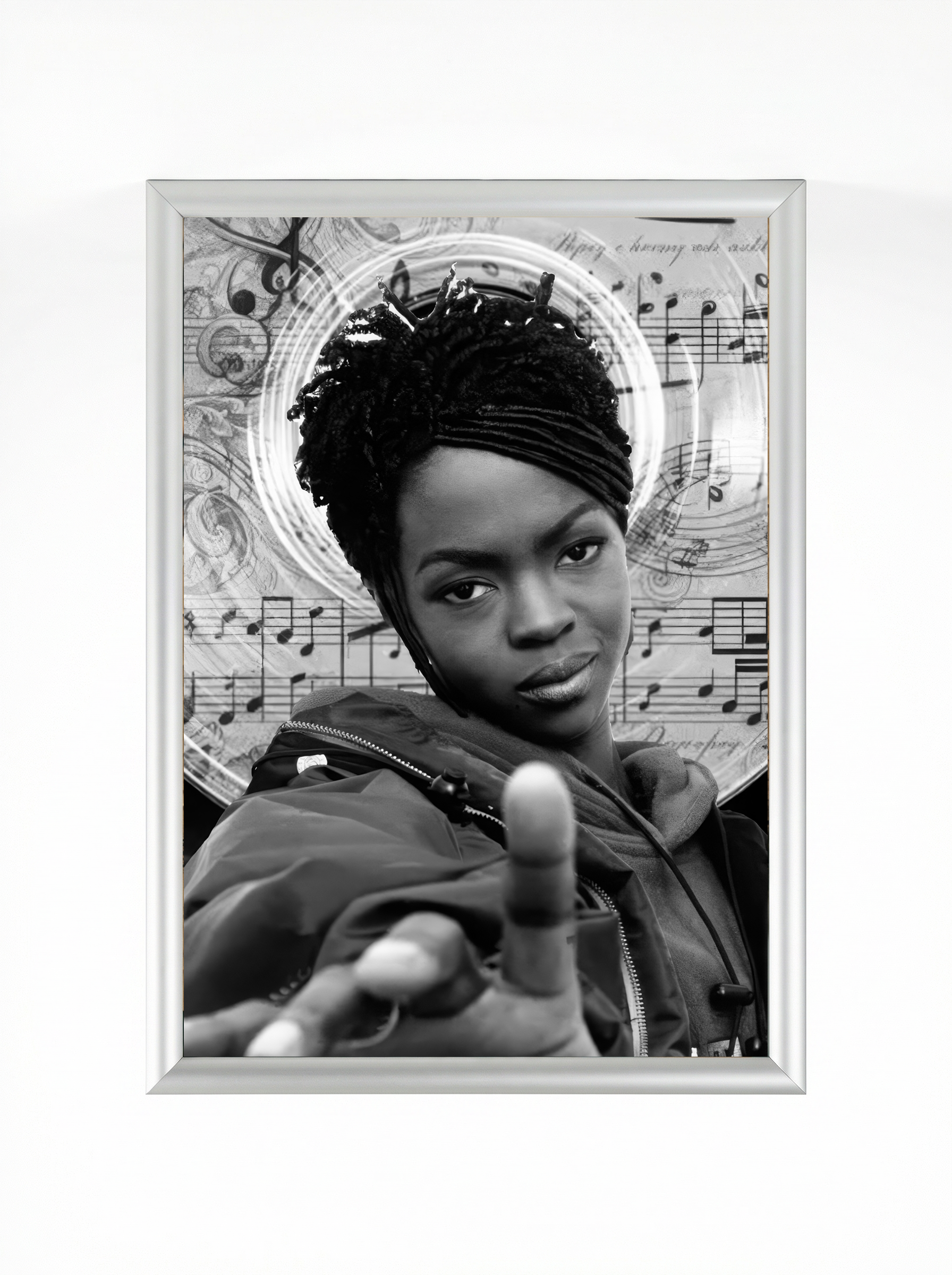 Ms. Lauryn Hill — Saint of Soul Art Print | Silver Framed Poster