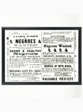 Negroes Wanted: Newspaper Classified Ads Compilation