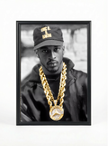 Rakim — The God MC Black & White Fine Art Portrait Poster