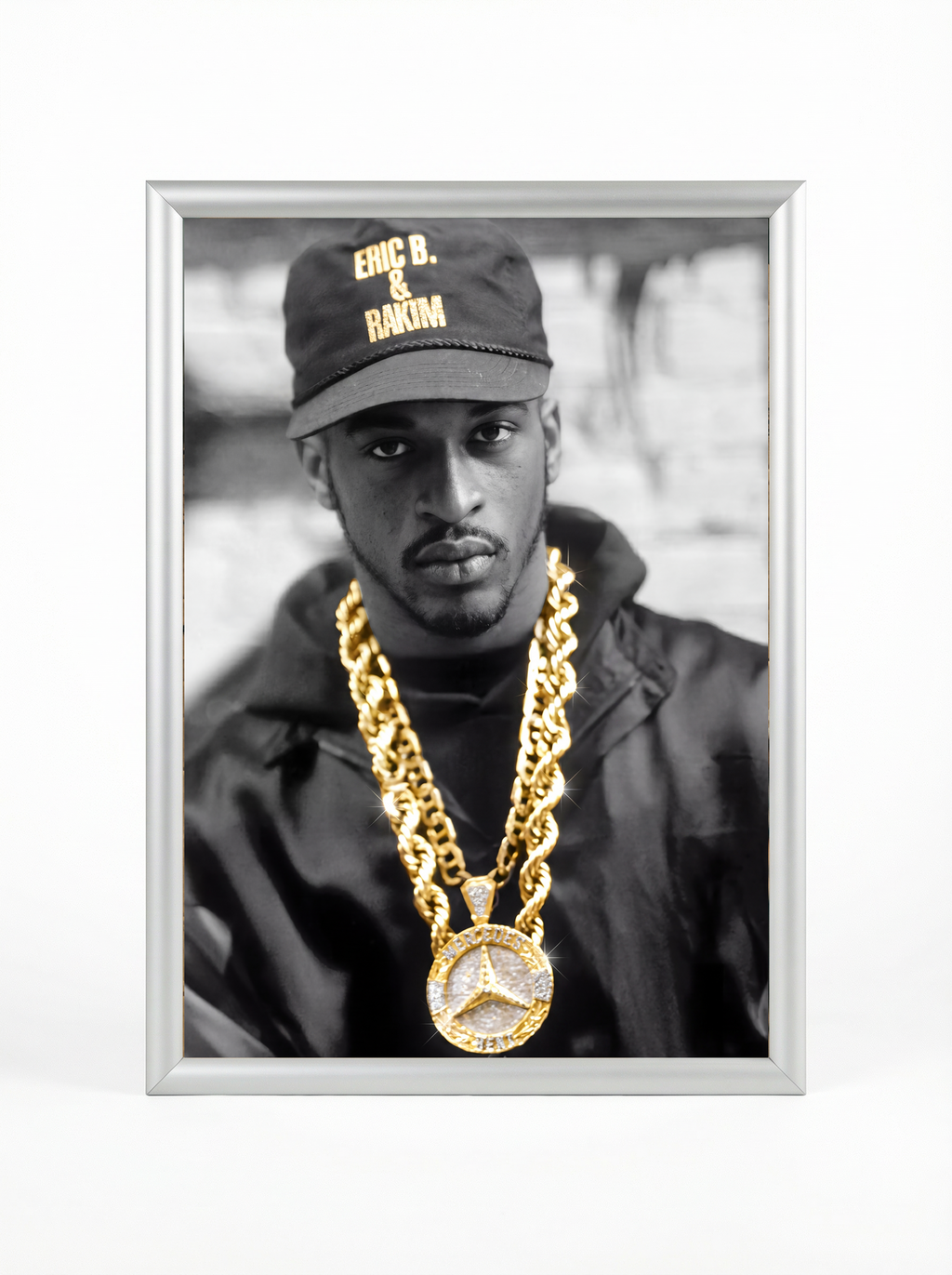 Rakim — The God MC Black & White Fine Art Portrait Poster