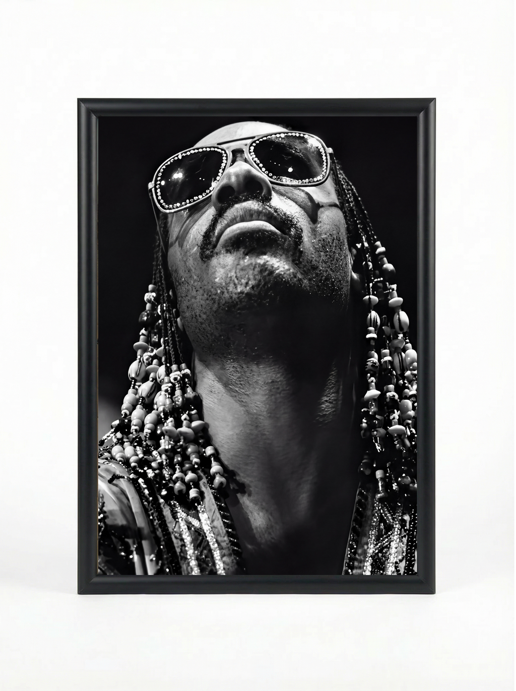Stevie Wonder — Black & White Fine Art Portrait Poster
