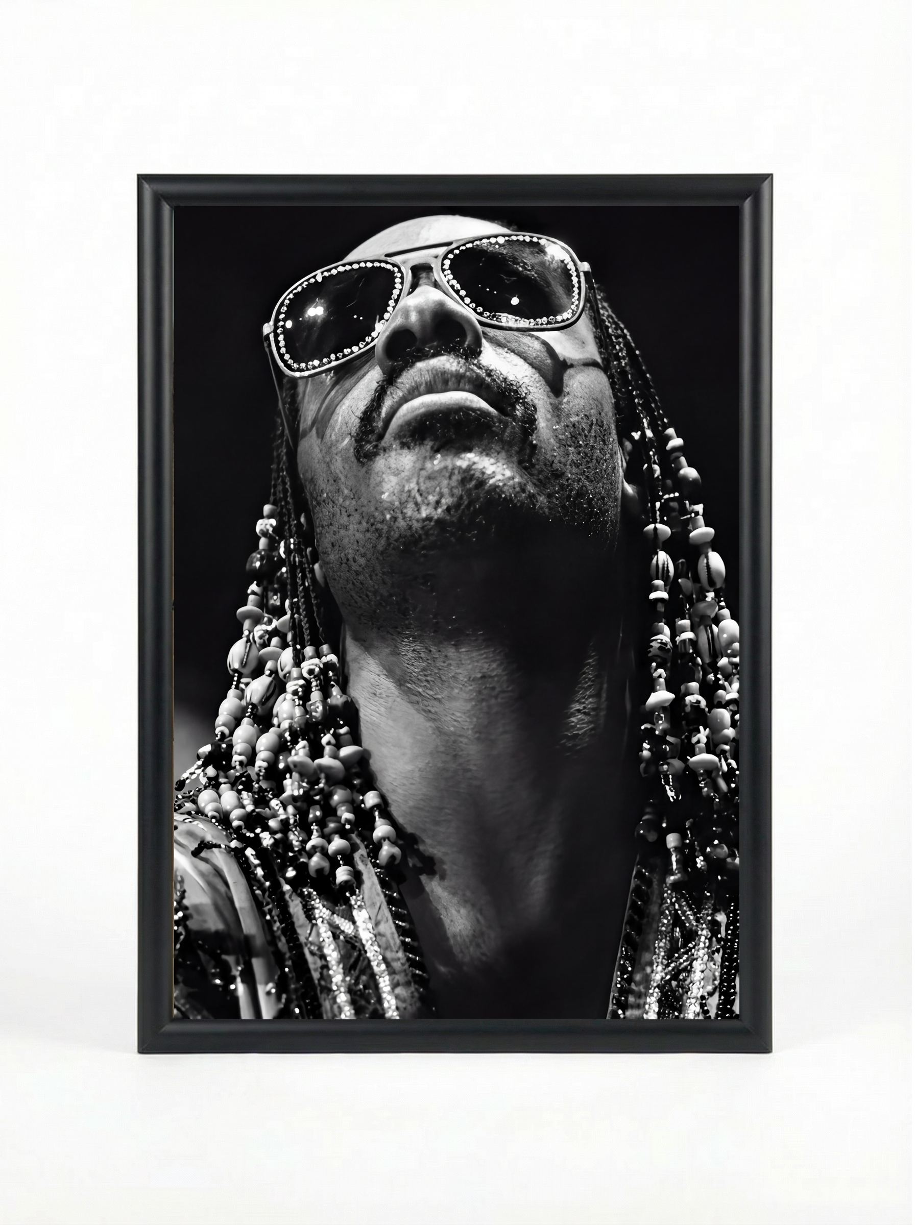 Stevie Wonder — Black & White Fine Art Portrait Poster