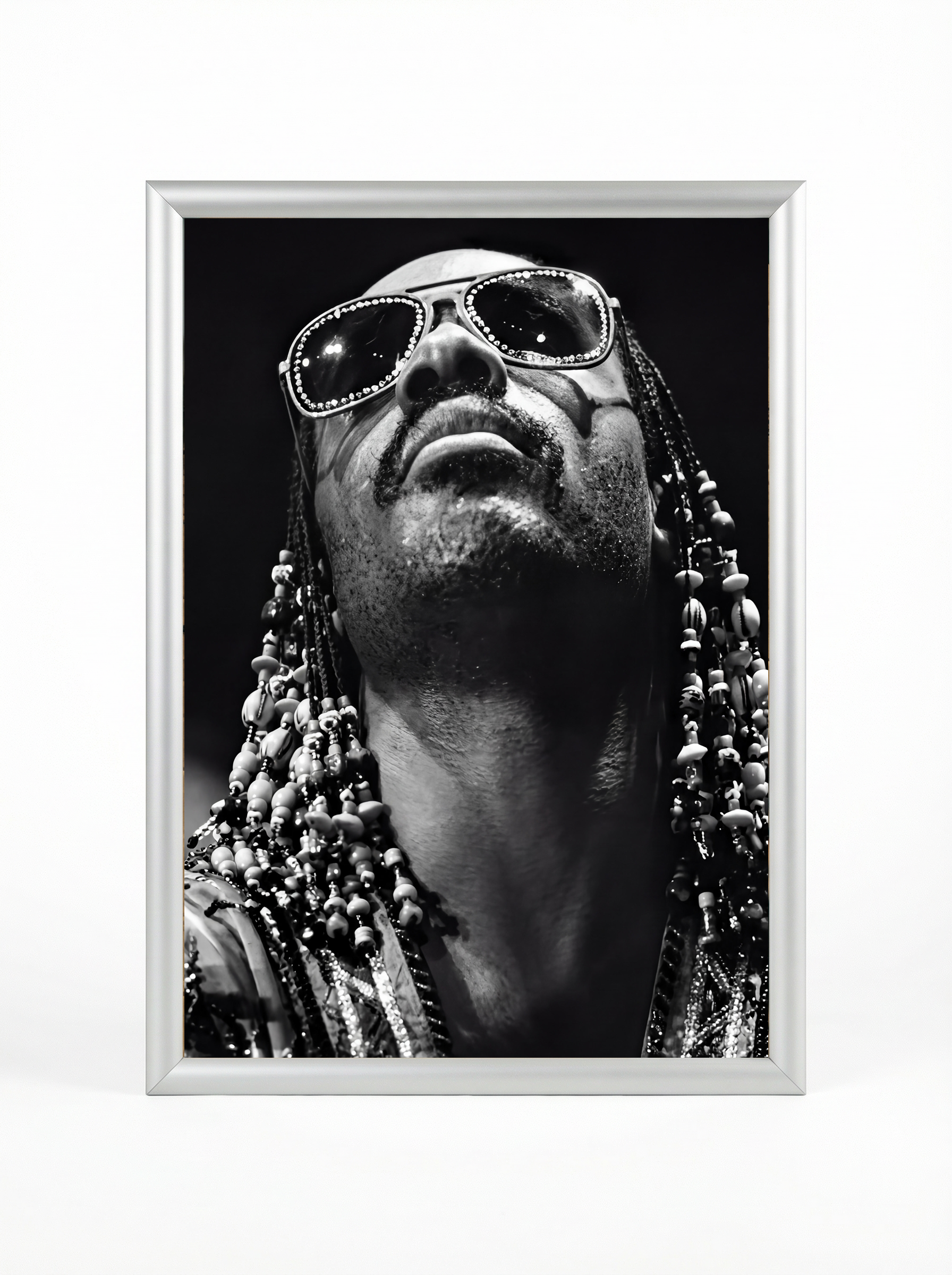 Stevie Wonder — Black & White Fine Art Portrait Poster