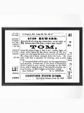 Tom - $150 Reward Runaway Slave Notice 1859 Historical Poster