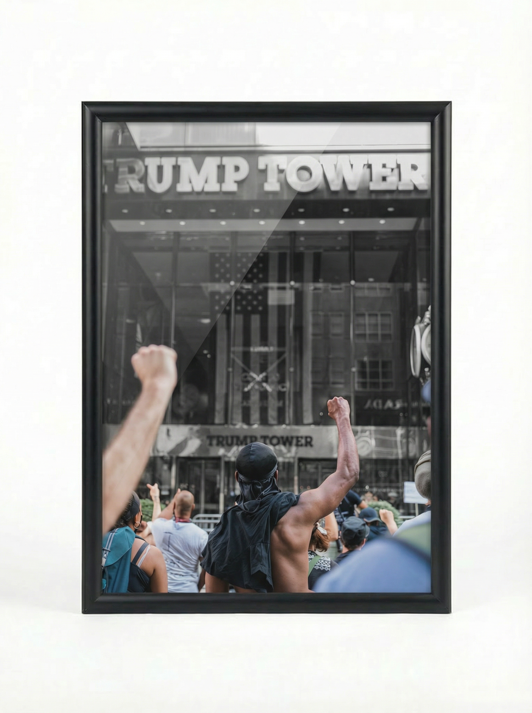 Trump Tower Protest: Fists Raised in Defiance