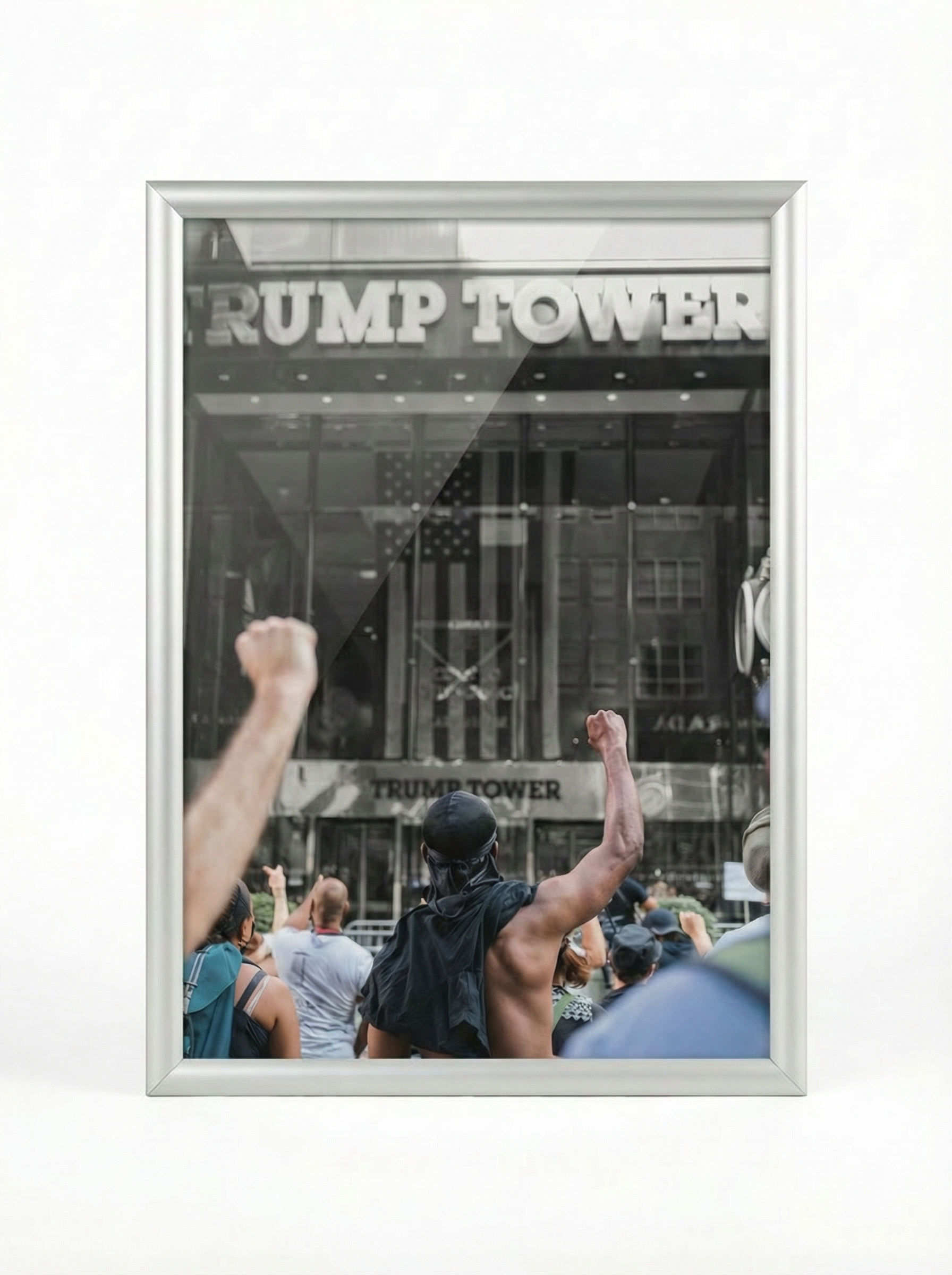 Trump Tower Protest: Fists Raised in Defiance