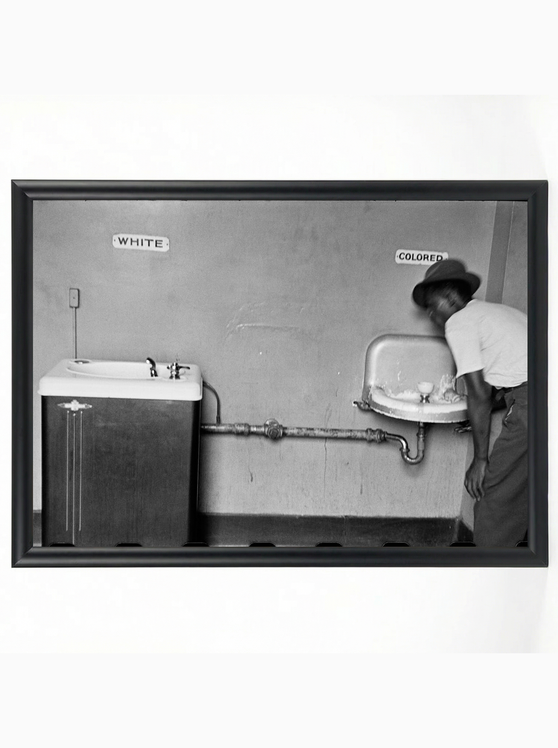 White and Colored: Segregated Water Fountains