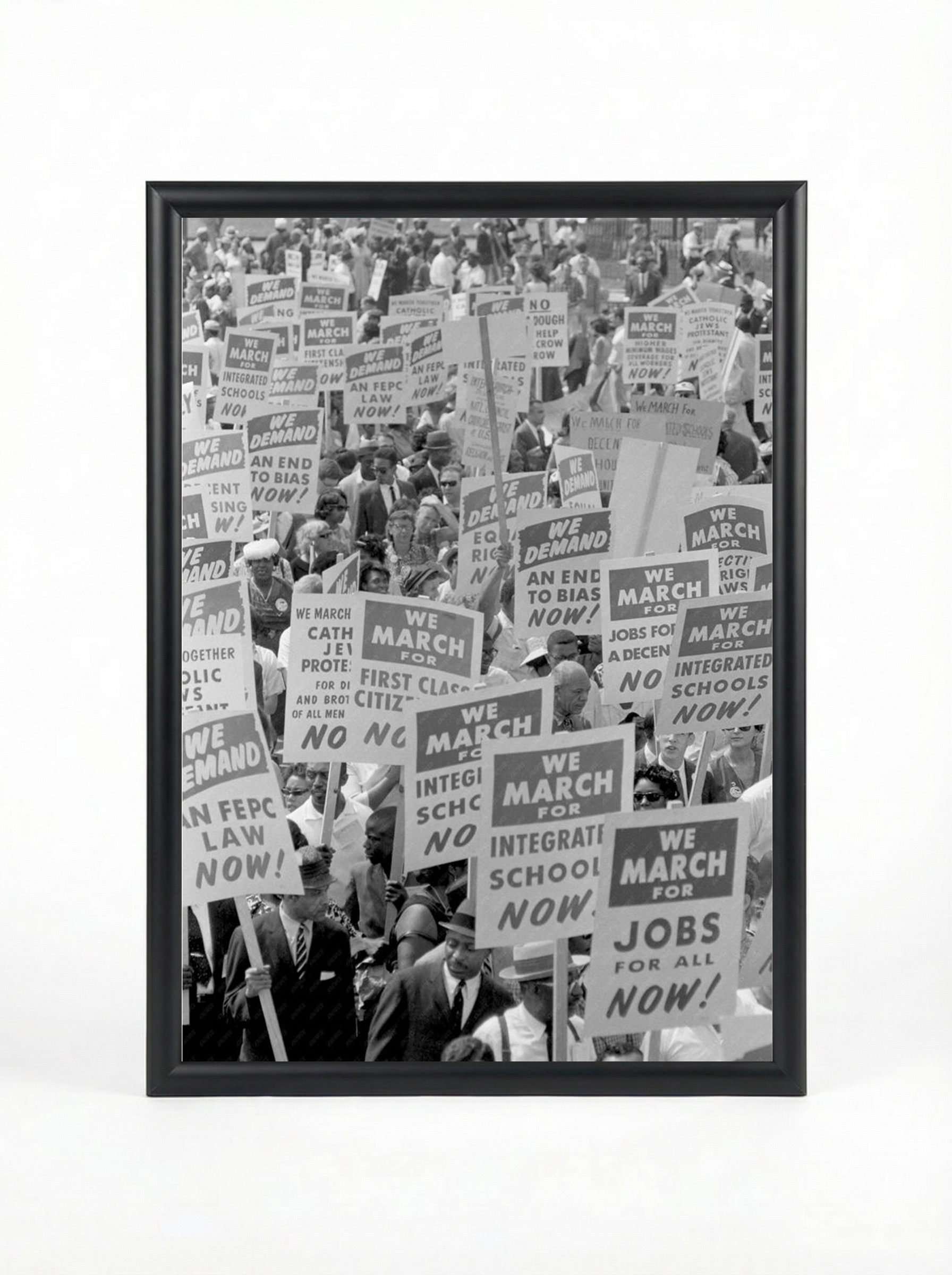 We March for Jobs and Freedom: Sea of Signs