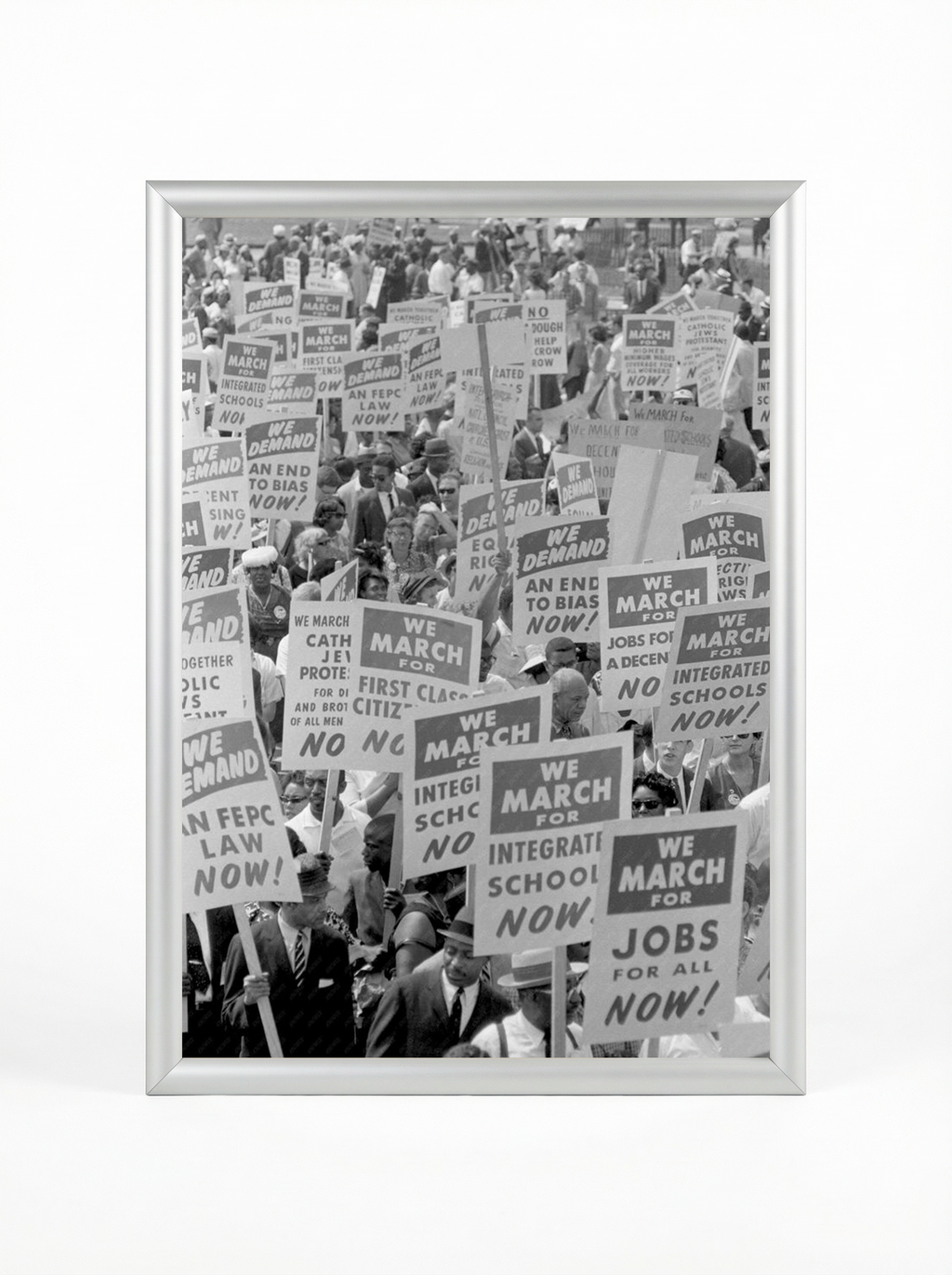 We March for Jobs and Freedom: Sea of Signs