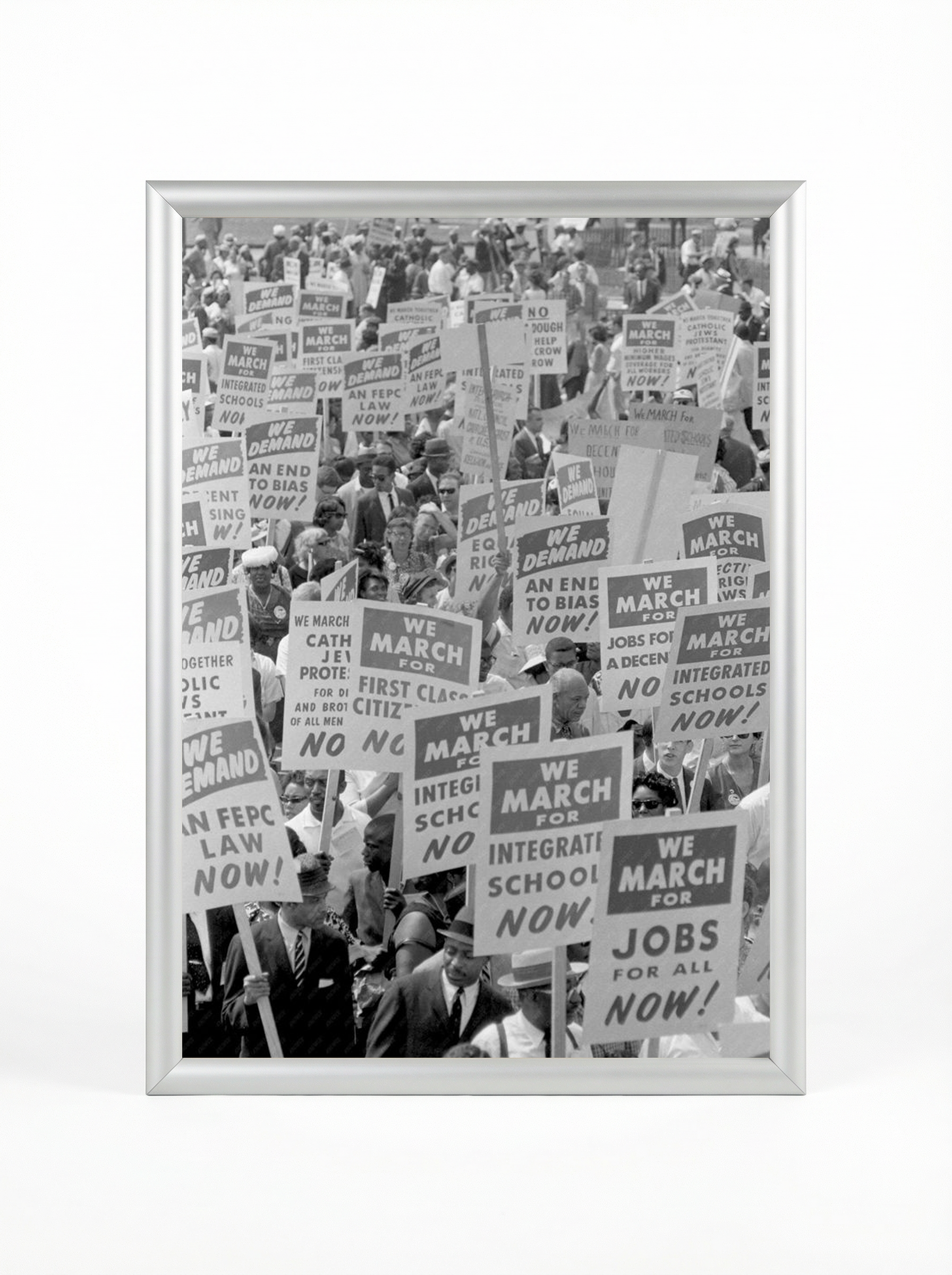 We March for Jobs and Freedom: Sea of Signs