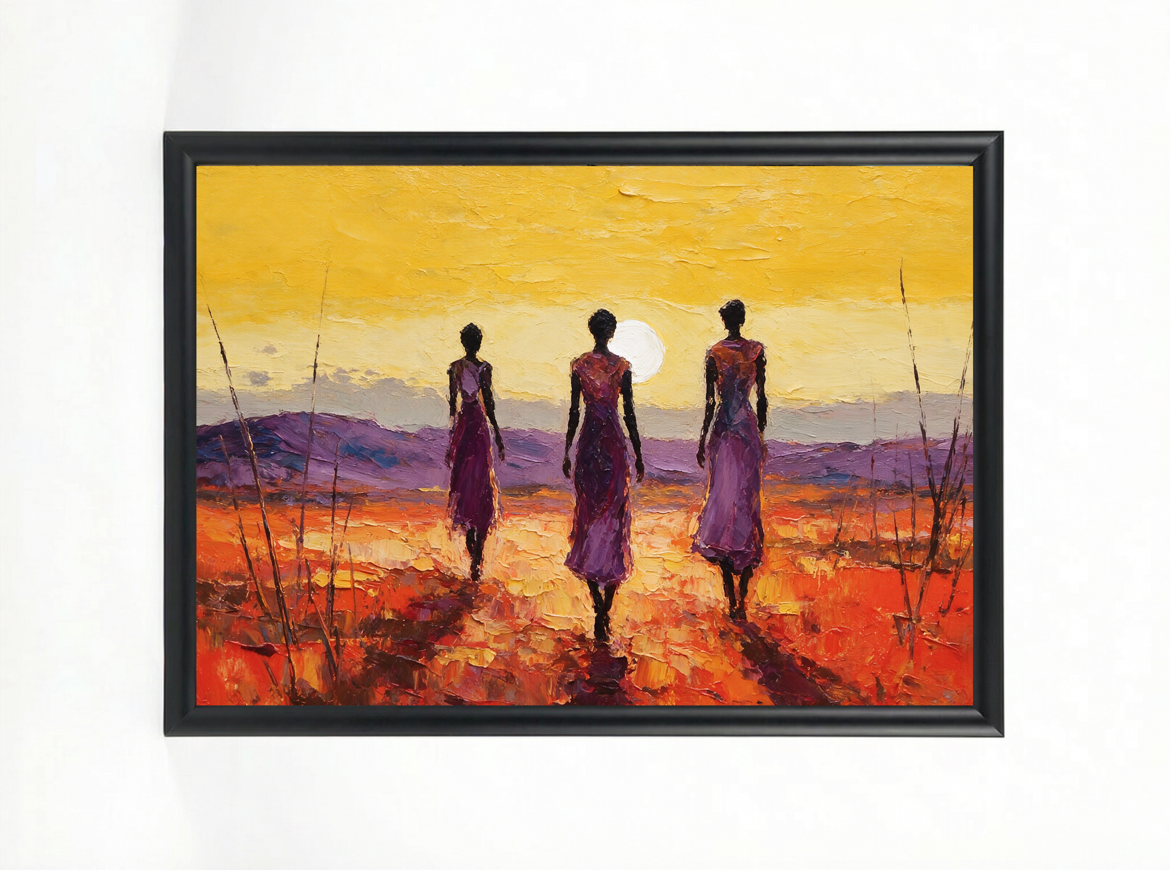 Warmth of Day – African Savanna Sunset Art Print